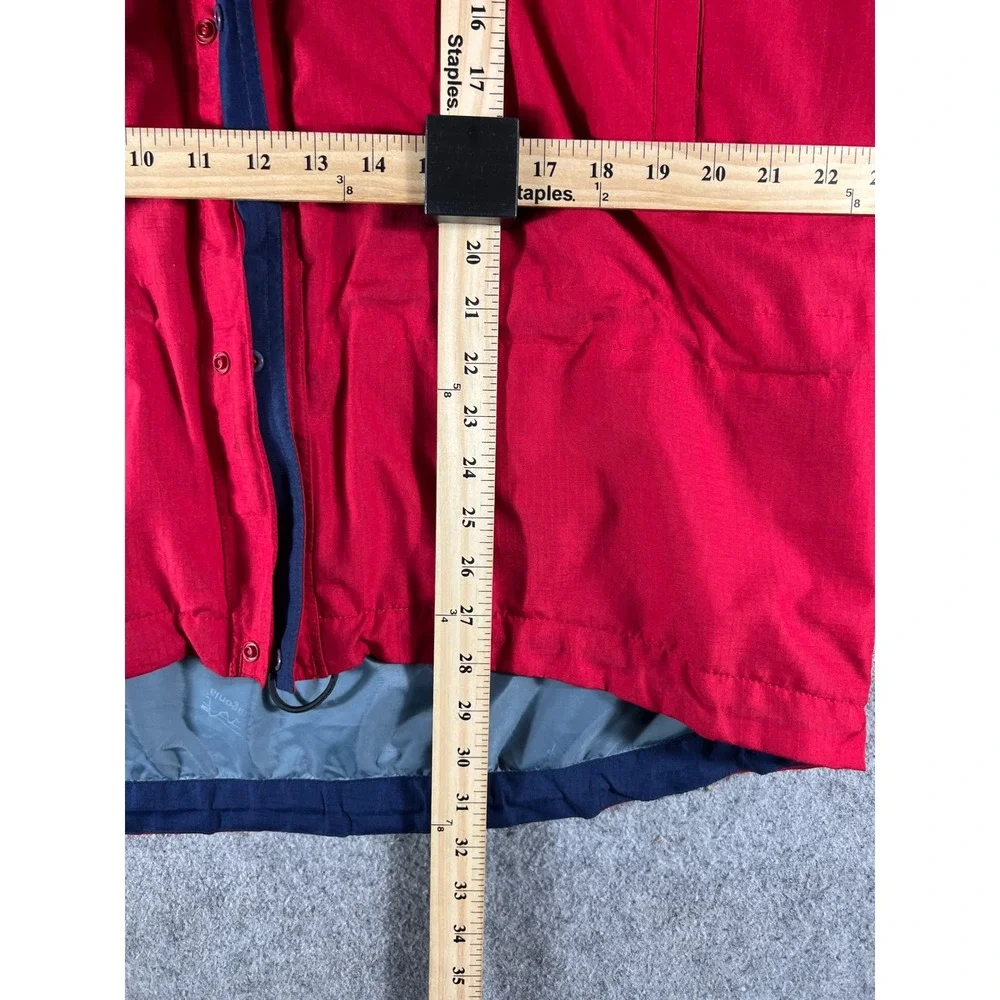 Vintage Patagonia Full Zip Mesh Lined Fleece Collar Jacket Men Large Red Outdoor